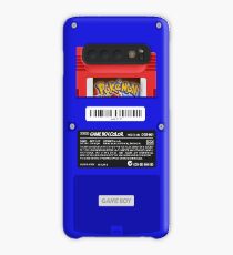 Blau GameBoy Color Zurück - Red Cartridge Hülle & Klebefolie für Samsung Galaxy