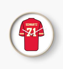 Mitchell Schwartz Jersey Clock