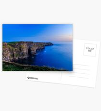 Last Light At The Cliffs Of Moher Postcards