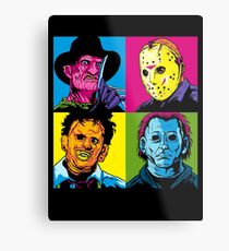 Lienzo metálico POP HORROR