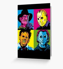 POP HORROR Greeting Card