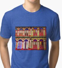 Singapore Cityscape Tri-blend T-Shirt