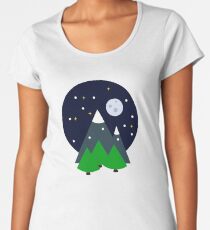 Snowy Night Women's Premium T-Shirt