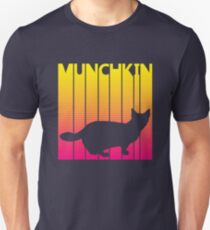 Funny Retro 1980s Munchkin Cat Unisex T-Shirt