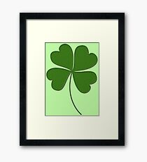 LUCKY CLOVER Framed Print