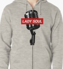 aretha franklin Zipped Hoodie