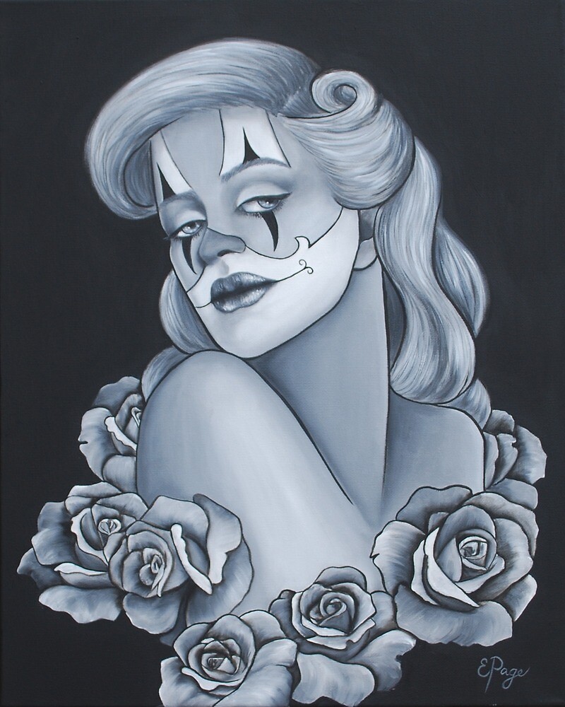 Pin Up Roses by emilypageart