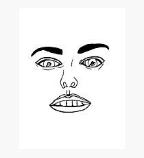 Shocked Photographic Print