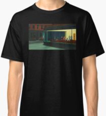 AMERIKANISCHER KÜNSTLER, Edward Hopper, Nighthawks, 1942 Classic T-Shirt