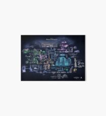 Hollow Knight | Painted Map of Hollownest Art Board
