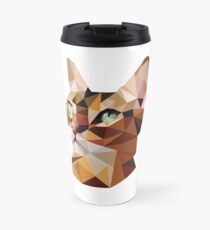 Taza de viaje Gato geométrico de Bengala