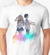 Camiseta unisex Shigatsu wa kimi no uso