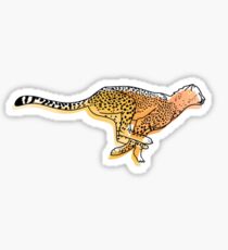 Watercolor Cheetah Sticker