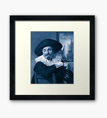Frans Hals "Portrait of Isaac Abrahamsz" edited Framed Print