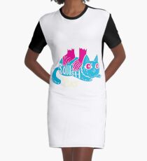 Squish that Cat! Graphic T-Shirt Dress