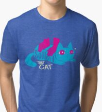 Squish that Cat! Tri-blend T-Shirt