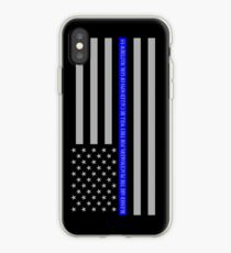 DIE BLAUE BLAUE LINIE SIND DIE FRIEDENSGERÄTE iPhone-Hülle & Cover