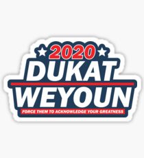 Dukat - Weyoun 2020 Presidentials Sticker