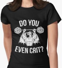 Machst du sogar Krit? - Ancient Swole'd Dragon Tailliertes T-Shirt für Frauen