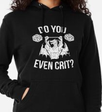 Machst du sogar Krit? - Ancient Swole'd Dragon Leichter Hoodie