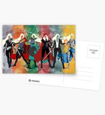 Throne of Glass Series Watercolor Postcards