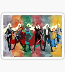 Throne of Glass Series Watercolor Sticker