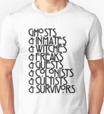Ghosts& 2018 Black Text Unisex T-Shirt