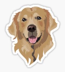 Pegatina Golden Retriever