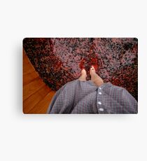 Perspective Stomping Grapes Canvas Print