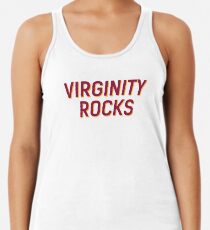 Virginity Rocks Weiß oder Schwarz Racerback Tank Top