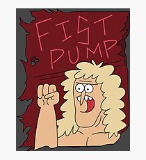Fist Pump Poster Regular Show Photographic Print