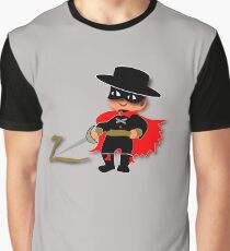 Retro Kid Billy features the legendary Zorro Graphic T-Shirt