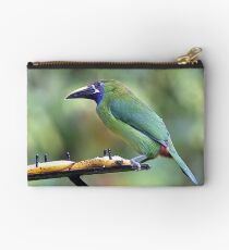 Blue-throated Toucanet Zipper Pouch