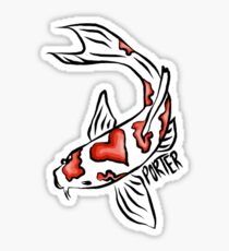 PORTER KOI FISH Sticker