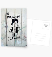 Migration Is Not A Crime Postcards
