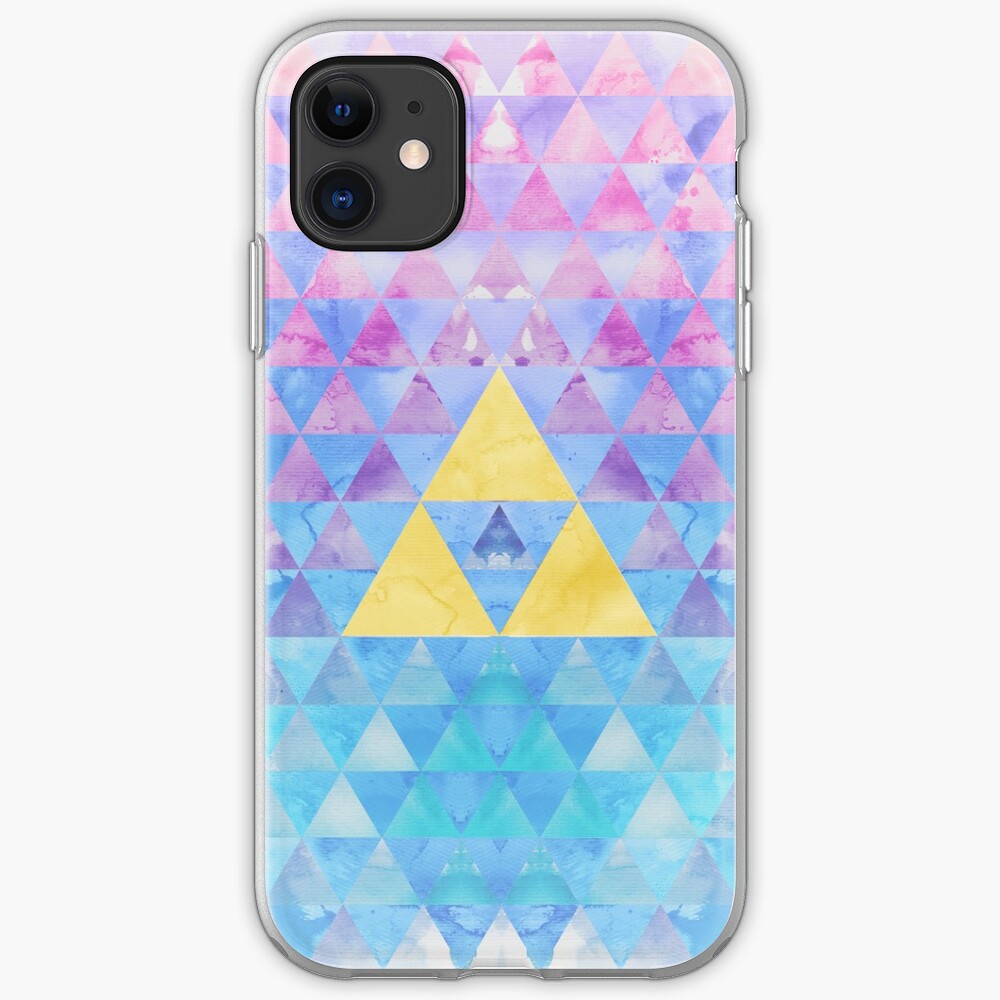 Geometric Zelda iPhone Soft Case