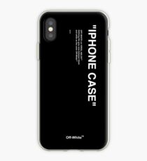 Off White iPhone Case Black iPhone Case