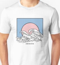 Und so ist es Welle Slim Fit T-Shirt