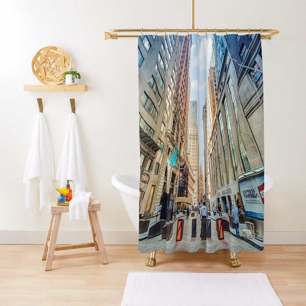 Wall Street Shower Curtain