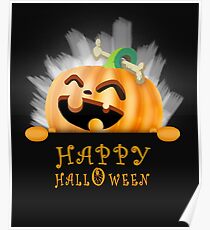 Póster Regalo lindo de Halloween de la calabaza Gost
