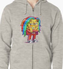 6ix9ine SpongeBob Zipped Hoodie