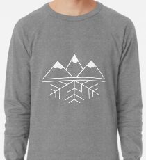 Mountain Snowflake Lightweight Sweatshirt