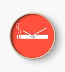Panneau Cigarette Horloge