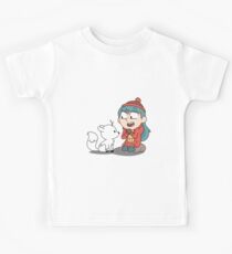 Hilda and twig sitting Kids T-Shirt