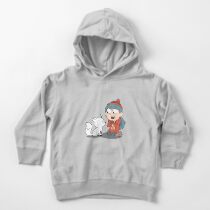 Hilda and twig sitting Toddler Pullover Hoodie