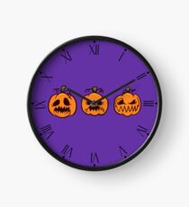 Mischievous Pumpkins Clock