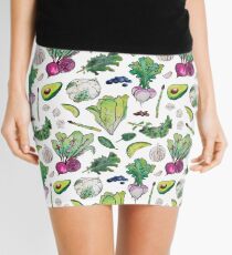 Superfood Pattern Mini Skirt