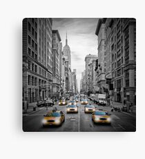 5th Avenue NYC Verkehr Canvas Print