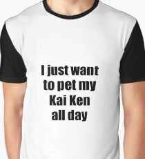 Kai Ken Dog Lover Mom Dad Funny Gift Idea Graphic T-Shirt