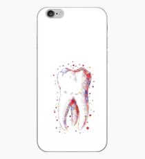 Human tooth, watercolor tooth, tooth, dental print iPhone Case
